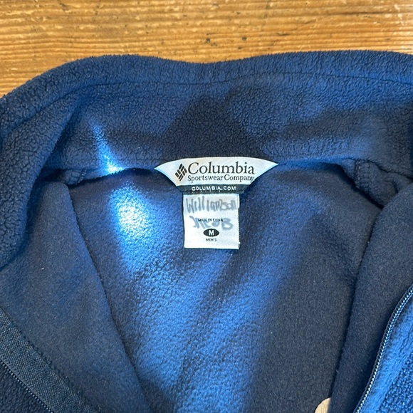 Men’s Blue Columbia Jacket (Medium) - Picture 2 of 4